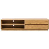 SACHA 180x40xH43cm Melamine with Oak Bark