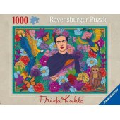 Ravensburger dėlionė - Frida Kahlo rojus: papūgos, beždžionės 1000 pi