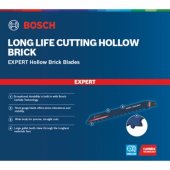 Bosch Expert tiesinis pjūklo geležtė „Hollow Brick“ S 1543 HM, 3 vnt.