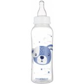 Standartinis buteliukas siauru kakleliu 250 ml CUTE ANIMALS 11/ 841 mėlynas
