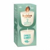 Clean Light refill candles 2 pcs. Cypress & Amber