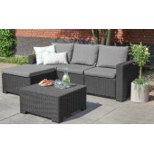California Chaise Loungue Grey