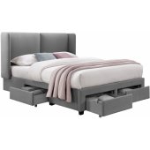 SUGI with mattress HARMONY DELUX 160x200cm Grey