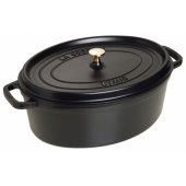 STAUB Oval cast iron pot 4.2l black