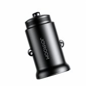 JR-CCN05 30W USB-A USB-C mini car charger - black