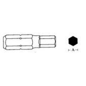 Jonnesway šešiakampis ampulinis antgalis 5x75mm, 6-kampis, 10mm D175H50