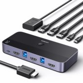 CM664 HDMI Switch 2in1 KVM Switch Black