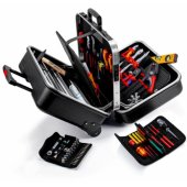 Knipex "BIG Twin Move" electrical tool case, 63 pieces (black, with to