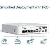 VIGI NVR1104H-4P Baltas