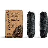 Georganics dantų siūlas Refill su anglimi 30mx2