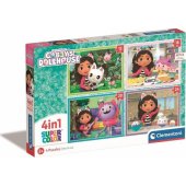 Clementoni PUZZLE 4W1 CLM 21524 GABYS DOLLHOUSE PUD