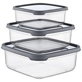 54301 Food box 3pcs., 400ml, 800ml, 1.4L