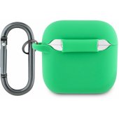 Liquid Silicone Croc Logo Case for AirPods 4 Green