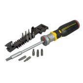 Stanley FatMax atsuktuvų su antgaliais rinkinys, 12 antgalių, antgalių rinkinys (juoda/ geltona, LE