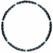 Masažinis lankas Hula Hop HHP006 98cm juoda/ mėlyna
