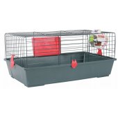 ZOLUX Classic 80 grey/ red - cage for rodents