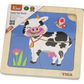 Viga Puzzle on a pad Cow 4 el.