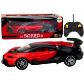 Nuotoliniu būdu valdomas sportinis automobilis, raudonas, 1:16 RC automobilis