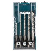 Makita hammer drill set SDS-plus, 5 pieces (Ř 5 / 6 / 8 / 10 / 12mm, w