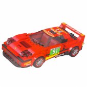 Construction Blocks Car Robot 2in1 Red Drive 329 pcs.
