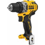 DEWALT akumuliatorinis gręžtuvas-suktuvas DCD701N, 12 voltų geltonas/ juodas, be akumuliatoriaus