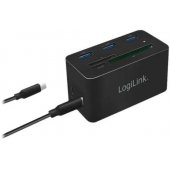 UA0370 USB-C 10 viename, juodas