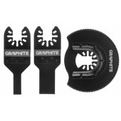 Graphite Metal saw blade set 3pcs. (56H072)