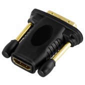 Adapter HDMI DVI-D FHD 60Hz Black