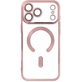 Electro Mag Case with MagSafe iPhone 17 Pro Max/ 18 Pro Max Gold Pink