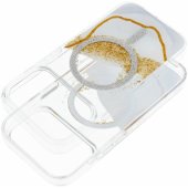 _8391883 Auksinis telefono dėklas su MagSafe palaikymu, skirtas iPhone 17 Pro Max