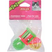 Zolux kačių žaislų rinkinys – 3 įvairūs žaislai, 4 cm