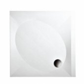 SET LARGO KV90 shower tray, panel white