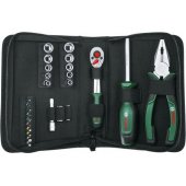 Bosch Powertools pradinis įrankių rinkinys, 26 dalys (žalias/ juodas, su tekstil