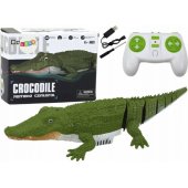 Remotely Controlled Water Crocodile Swimming Into Water By Remote Cont