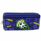 Mokyklinė penalinė su futbolo kamuoliu, tamsiai mėlyna