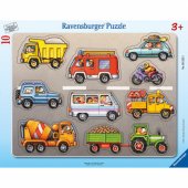 Dėlionė 30–48 Transporto priemonės