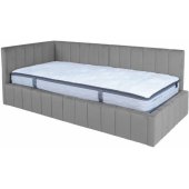 JASPER 90x200cm with mattress HARMONY DUO Grey