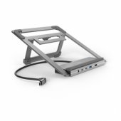 00200139 Connect2Office stovas, USB-C dokas, 12 lizdų, 100 W, pilkas