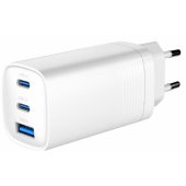 Gembird 3 prievadų 65W GaN USB PowerDelivery greitasis įkroviklis