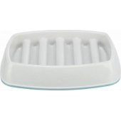 Trixie Slow Feeding, miska, dla kota, szara, plastik/ TPR, 0,25 l/ 21 ×