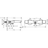Ecostat Chrome 13123000