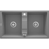 ERIDAN 2-bowl granite sink ZQE_S203