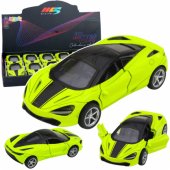 Sports Car Metal Drive Lights Sounds Green 1:32