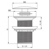 Plug for sink NHCB10A