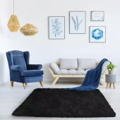 Strado Shaggy Carpet Strado 60x90 BlackSky (Black)