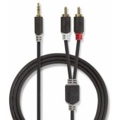 CABW22200AT05 3,5 mm į 2xRCA 0.5 m