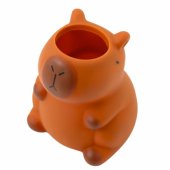 Capybara Pen Holder Figurine Organizer Brown 10 x 7 cm