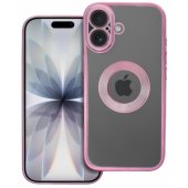 Glam dėklas iPhone 17, rožinis