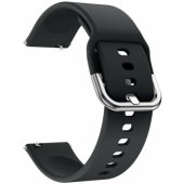 20 mm juoda silikoninė apyrankė