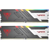 Viper Venom RGB Black 2x32GB DDR5 5200MHZ UDIMM PVVR564G520C40K